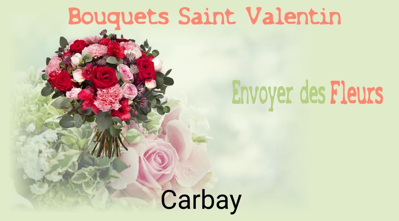 Roses de Saint-Valentin livrées à Carbay
